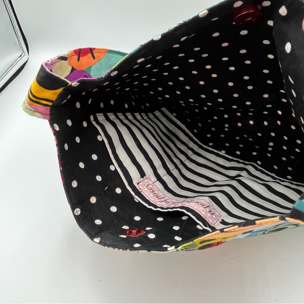 Colorful Patterned Women's Shoulder Bag Vibrant Fun Boho Festival Funky Unique - Picture 7 of 9